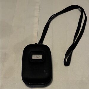 Black Digital Camera Case with Strap
